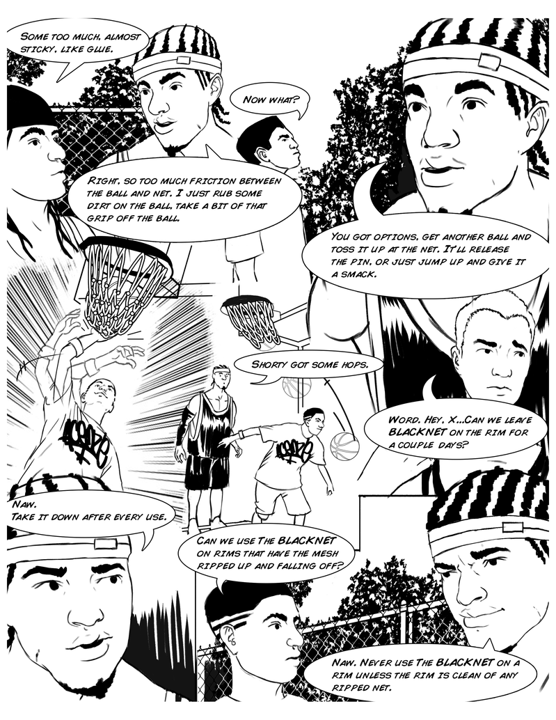 The World's First Portable Replacement Basketball Net